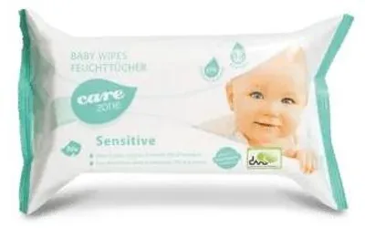 Produktbild von 12x CAREZONE BABYWIPES SENSITIVE | Packung (80 Tücher)