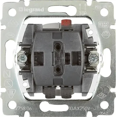 Immagine prodotto di Legrand inserto, pulsante a bilanciere, contatto di chiusura, 1 polo, 1 pz.