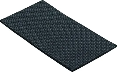 Produktbild von Hettich Antirutschpads schwarz 100 x 200 x 5.0 mm - 2 Stück