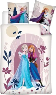 Productafbeelding van Frozen Dekbedovertrek 140 x 200 cm - polykatoen