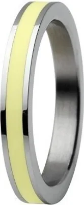 Image de Skagen Bague Femme Argent/Jaune JRSY036, Taille de la bague:54 (17.2) SS7 M28