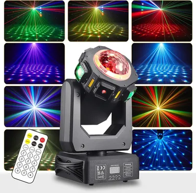 Immagine prodotto di Discolamp - Luci per discoteche - Luci per feste - Illuminazione per DJ - Luci per eventi - LED RGB - Controllato tramite musica