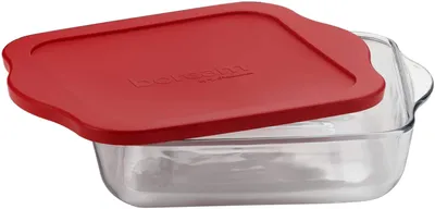 Produktbild von Pasabahce Borcam Auflaufform 3,2L Quadratisch mit Deckel