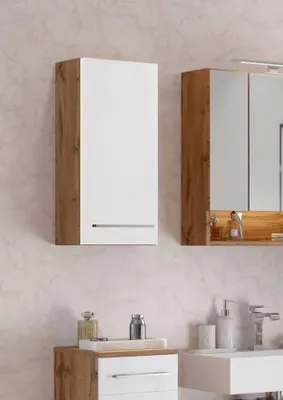 Immagine prodotto di Pensile >Livorno< in bianco opaco - 30x64x20 cm (LxAxP)