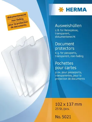Produktbild von Ausweishülle 102x137mm für Reisepässe Packung mit 25 Stück