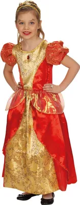 Produktbild von Prinzessin Kostüm Kleid Rosenrot für Kinder, Größe:104