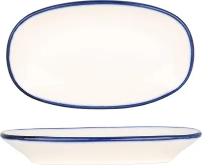 Zdjęcie produktu dla Miska do serwowania Bonna - Linea Blue - Porcelana - 15x8,5 cm