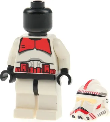 Produktbild von 1x Lego Minifigur Star Wars Clone Shock Trooper Coruscant Guard Helm 7655 sw0091