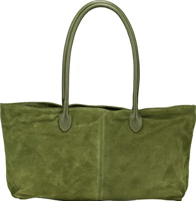 Produktbild von Hausfelder Manufaktur Shopper Velours Grün 25
