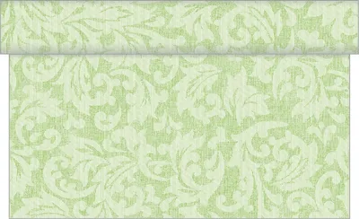 Produktbild von Sovie HOME Tischläufer Mika in Pistazie aus Linclass® Airlaid 40 cm x 4,80 m, 1 Stück - Tischband Ornamente