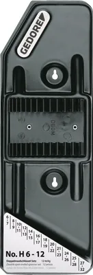 Immagine prodotto di Supporto in plastica Gedore vuoto per 12 chiavi n. 6 H 6-12 L