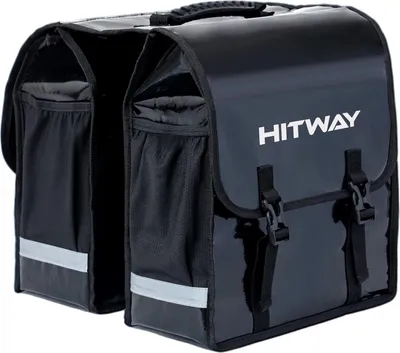 Produktbild von HITWAY Fahrradtasche Doppeltasche für Gepäckträger, 30L Große Gepäckträgertaschen wasserdicht für 20+ Zoll ebike Fahrrad