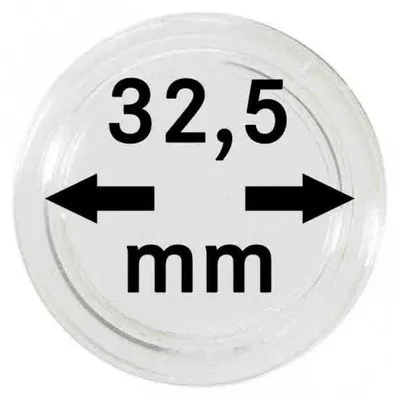 Produktbild von Lindner 2251325 Münzkapseln 32,5 mm-100er Pack