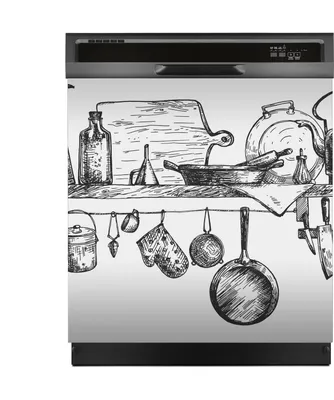Produktbild von Magnete Dekorative 60x60 cm Küche Magnetmatte Spülmaschine - Küchenutensilien