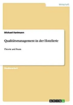 Produktbild von Qualitätsmanagement in der Hotellerie