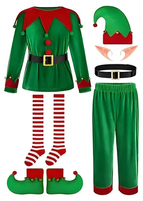 Obrázek produktu pro Elzusha - Kostým "Santa Claus Helper" pro chlapce, ideální pro cosplay