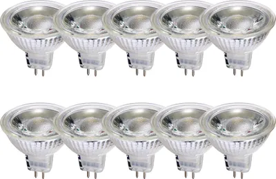 Productafbeelding van 10 x LED Premium Glas Reflektor GU5,3 5W 350lm warmweiß 2700K 38°