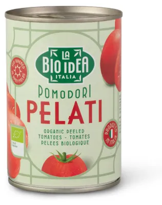 Zdjęcie produktu dla POMIDORY PELATI BEZ SKÓRY400 g (240 g) - LAIDEA