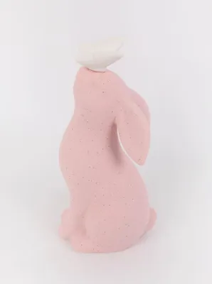 Produktbild von TrendLine Dekofigur Hase Keramik 20 x 10 cm pink