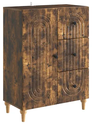 Produktbild von Sideboard Geräucherte Eiche 66 x 34,5 x 90 cm Holzwerkstoff