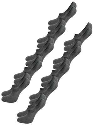 Immagine prodotto di Tazzio Calzini corti da uomo Babet Invisible, confezione da 10 A905 (antracite, 39-42)