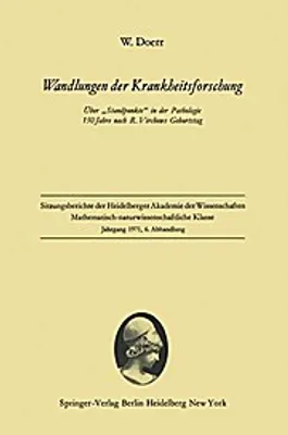 Produktbild von Wandlungen der Krankheitsforschung