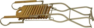 A product shot of a folding garden chair.