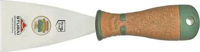 Image de STUBAI Spatule de peintre liège, inoxydable 120 mm