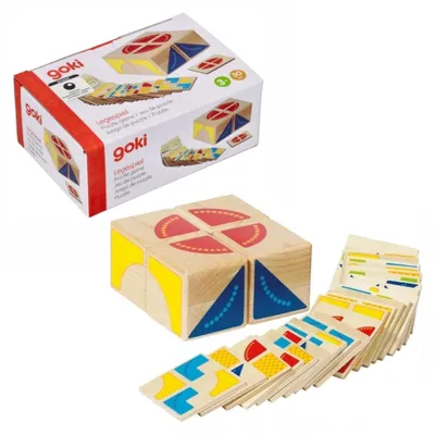 Zdjęcie produktu dla Goki Puzzle game, Kubus, 3 lat(a), Drewno, Wielobarwny