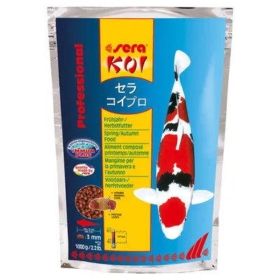Produktbild von Sera Koi Professional Frühjahr-/Herbstfutter 1000g