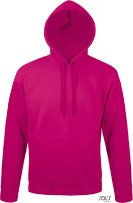 Produktbild von SOLs 47101 | Uni Hooded Sweat-Shirt Snake / Kapuzenpulli Innen angerau - Farbe: Fuchsia - Größe: 3XL