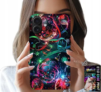 Produktbild von Etui Do Iphone 17 - Świąteczne Bombki, Choinka, Case + Folia