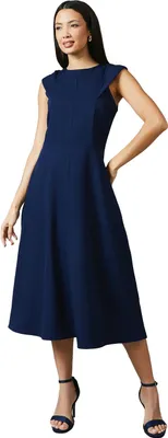 Produktbild von Principles - Midikleid für Damen DH7980 (42 DE) (Marineblau)