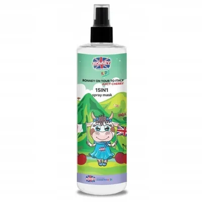 Produktbild von Ronney Kids On Tour To Italy 15in1 Sprühmaske für verfilztes und trockenes Haar für Kinder Juicy Cherry, 285ml
