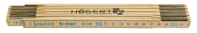 Productafbeelding van Houten meetlint, 2 meter, Hogert HT4M262