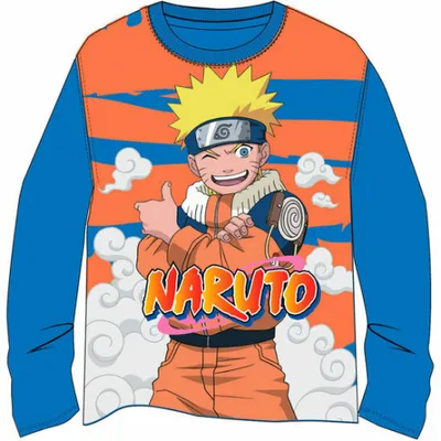 Image de Pierrot - Oficjalna koszulka Naruto dla dzieci, T-shirt z długim rękawem