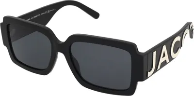Produktbild von Marc Jacobs MARC 693/S BLACK WHITE/GREY 55/17/145 Damenbrillen Sonnenbrillen