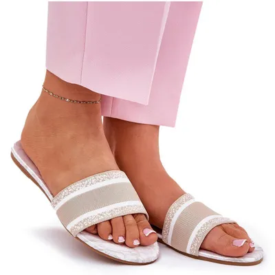 Produktbild von Musterflache Damen Sandalen Beige Leysi 39