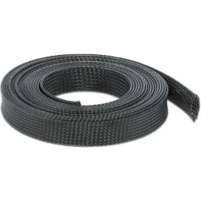 Produktbild von DeLOCK Kabelschutz - Schwarz - Kabel Sleeve - 19 mm Durchmesser - 10 m Länge - Polyester