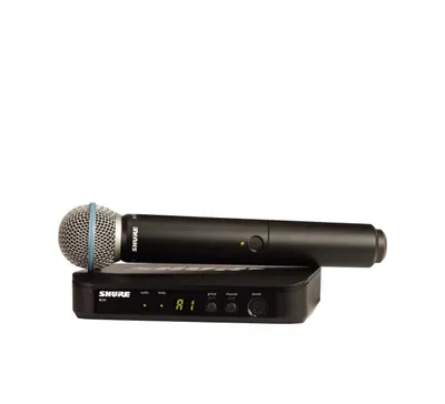 Obrázek produktu pro Shure BLX24E/B58-H8E – bezdrátový vokální systém s mikrofonem Beta 58A – Mikrofon
