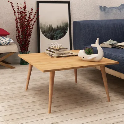 Produktbild von Skye Decor, Leyman, Couchtisch, Eiche, 100 % MELAMINBESCHICHTETE SPANPLATTEN, 80 x 80 x 42 cm