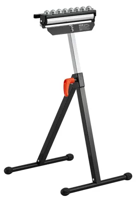 Immagine prodotto di Supporto a rulli VEVOR 3 in 1, 136 kg, regolabile in altezza da 68 a 108 cm, supporto a rulli con testa a rulli lucida da 29,2 cm, multidirezionale, per l'uscita del tavolo della sega circolare, supporto di prolunga per la lavorazione del legno