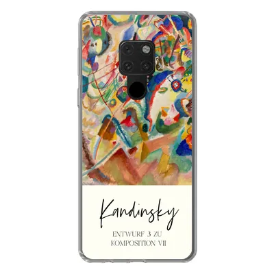 Produktbild von MuchoWow® Handyhülle Schutzhülle Hülle für Huawei P40 Lite Entwurf 3 zu komposition VII - Kandinsky - Alte Meister Silikon Softcase Handy Hülle - Handy