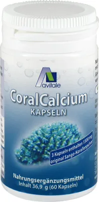 Obrázek produktu pro CORAL Calcium Capsules 500 mg, 60 kapslí