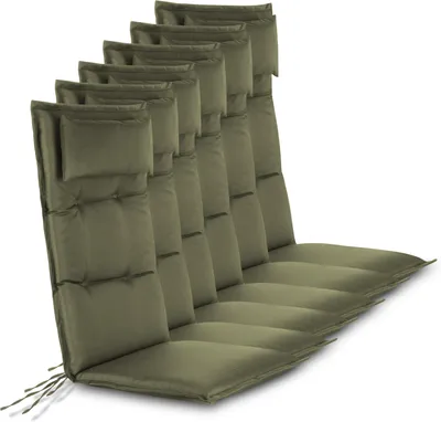 Produktbild von Aspero 6 Premium Hochlehner Stuhlauflagen