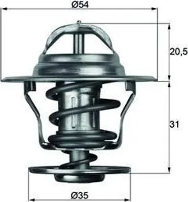 Zdjęcie produktu dla Termostat Vw 87C 1,2-2,3 1,4Tdi/1,9Tdi
