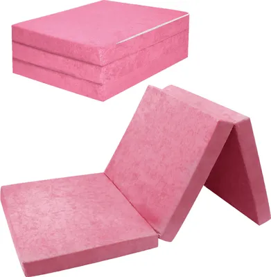Produktbild von Klappmatratze Gästematratze 22. Rosa L - 195x80x9cm W389 22 FORTISLINE