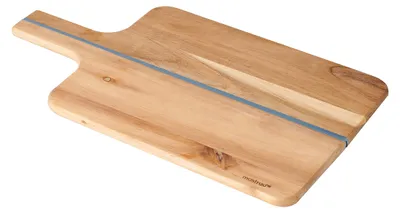 Klappbares Schneidebrett aus Akazienholz, 34,5 x 17 cm