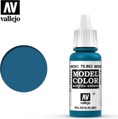 Produktbild von Vallejo 70.963, 17 ml, Blau, Matte, Flasche