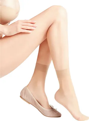 Produktbild von FALKE Seidenglatt 15 DEN Söckchen Damen powder 35-38